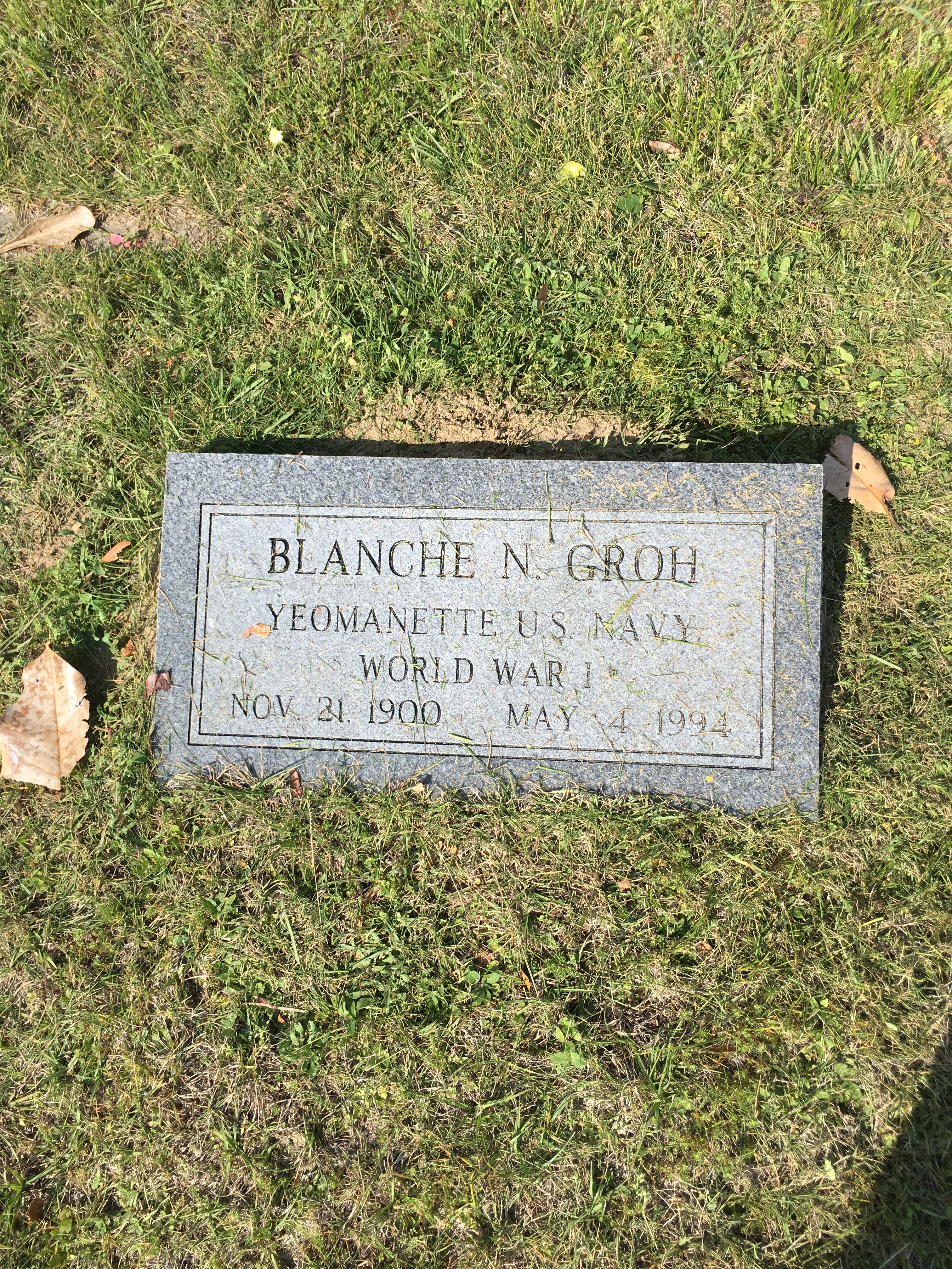 Blanche Norine Groh